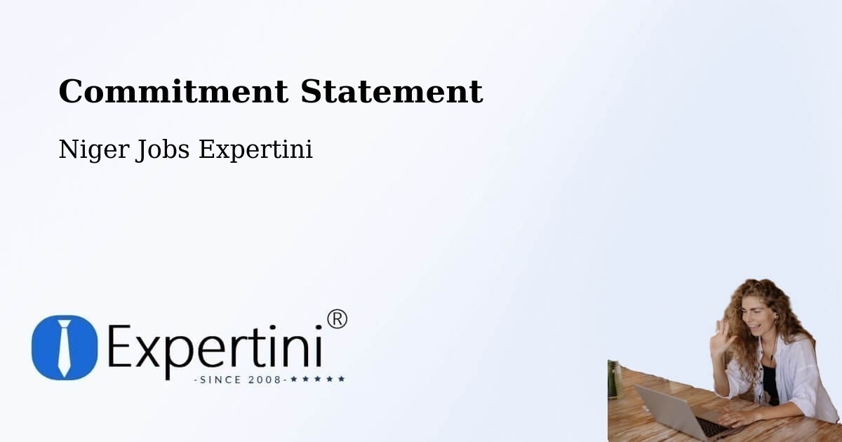 Corporate Commitment – Tessaoua - Niger Jobs Expertini